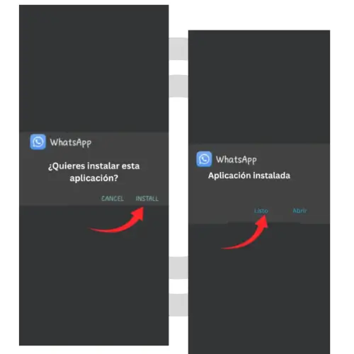 Install whatsapp plus app